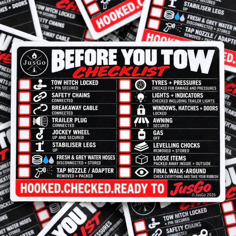 Before You Tow Checklist Sticker