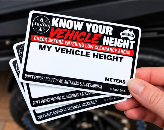 Know Your Vehicle Height Sticker